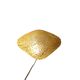 Glashutte Limburg - Tynell style - ceiling lamp - amber - 3rd quarter 20th