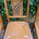 Series of three chairs art deco