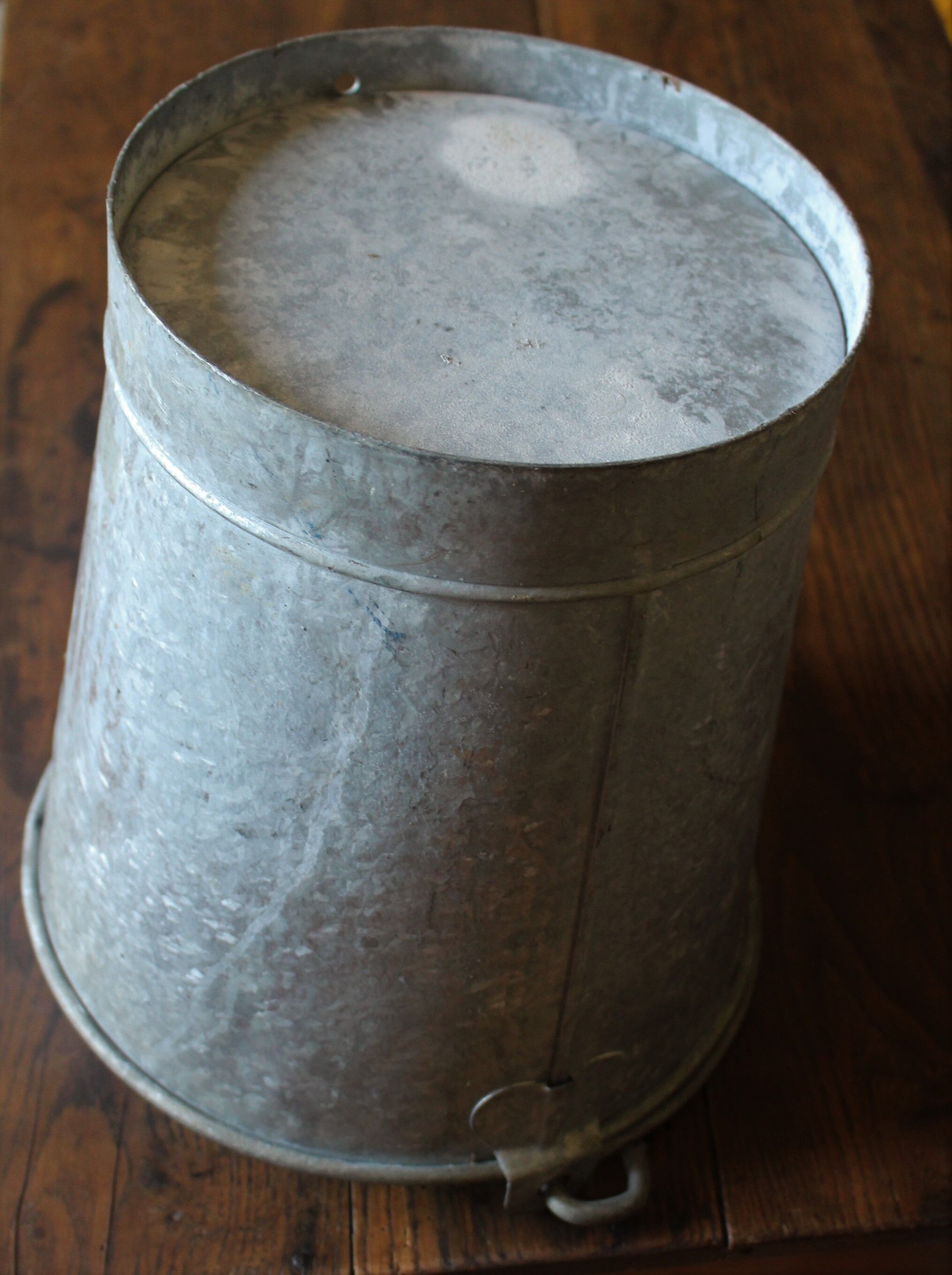 Charcoal bucket zinc garden