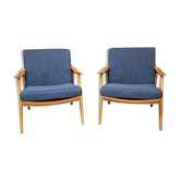 Pair of Scandinavian armchairs 1960s
