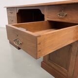 1950s walnut counter or desk