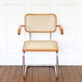 Cesca B64 Breuer armchair Made in Italy - Seat cane redone