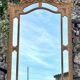 Mirror in gilded wood and stucco, with glazing beads, Napoleon III period.