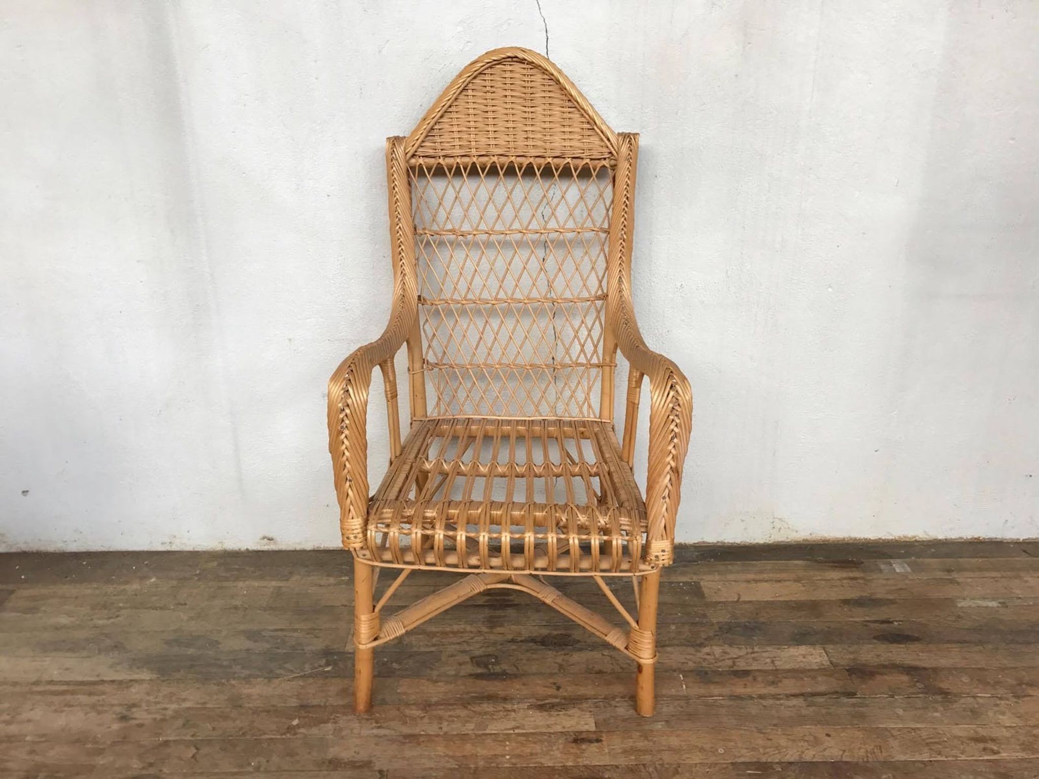 Armchair in bamboo and rattan 1950/1960