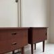Tables de chevet en teck vintage