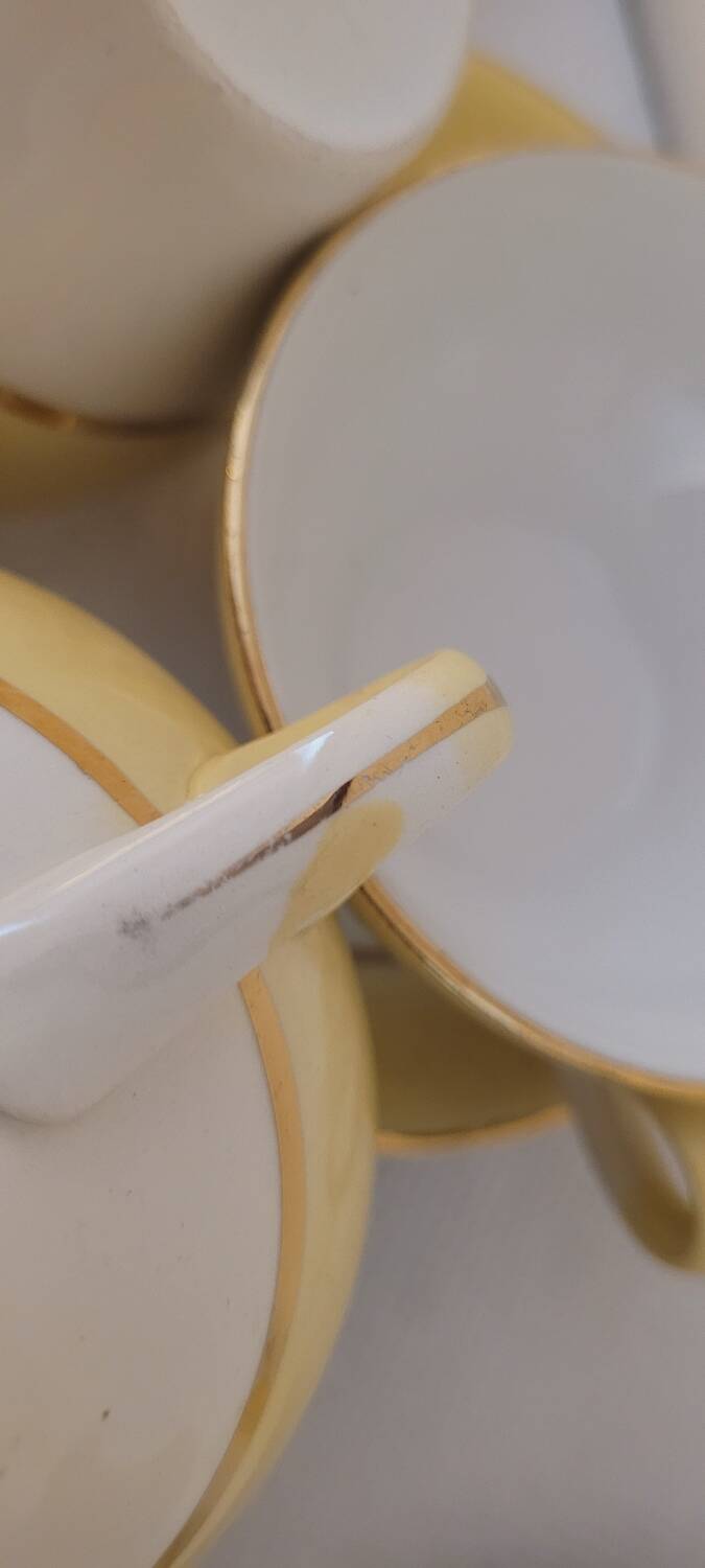 60's cups and saucers