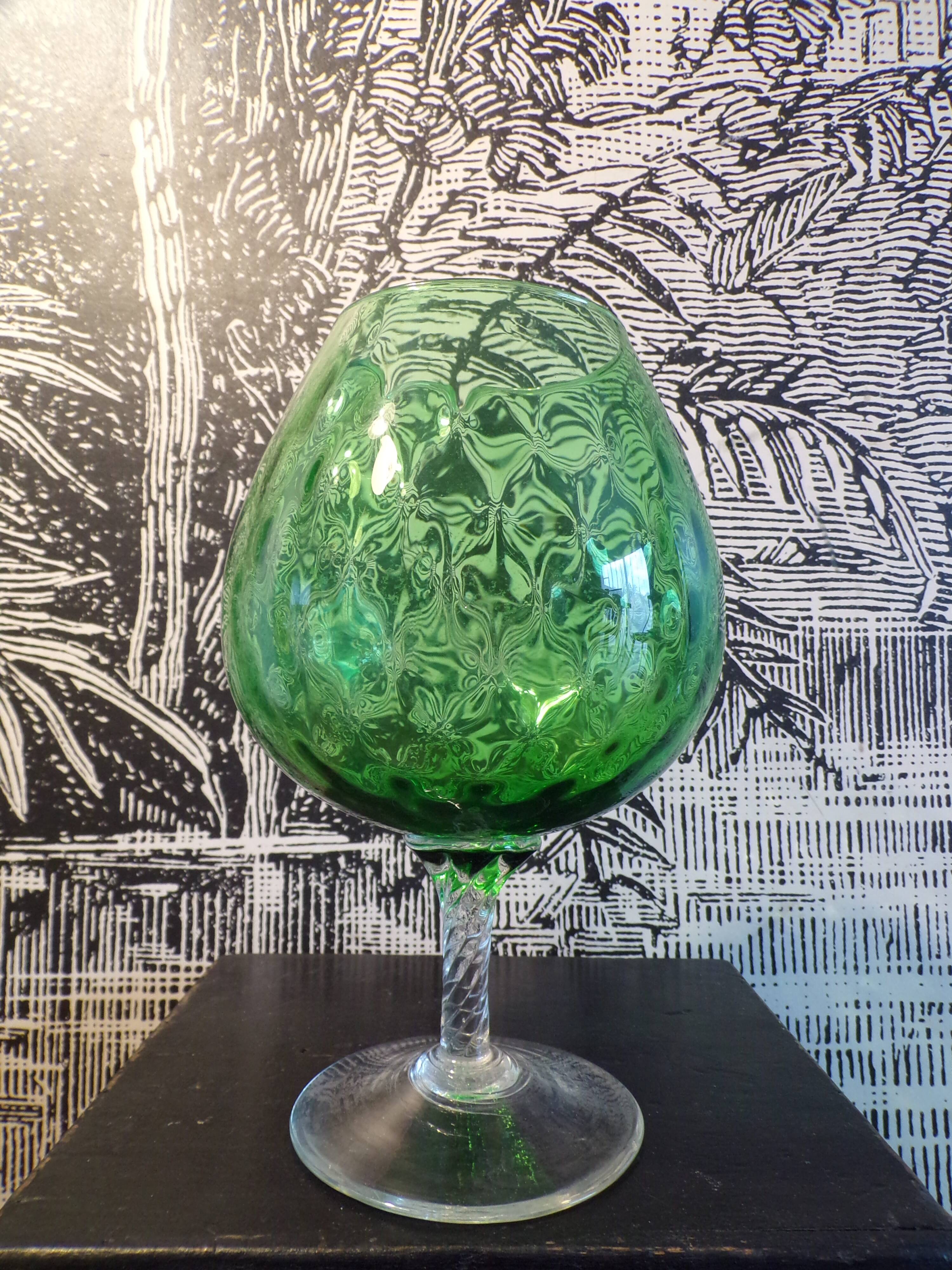 Vase empoli vert