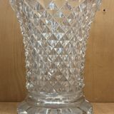 Flared crystal vase