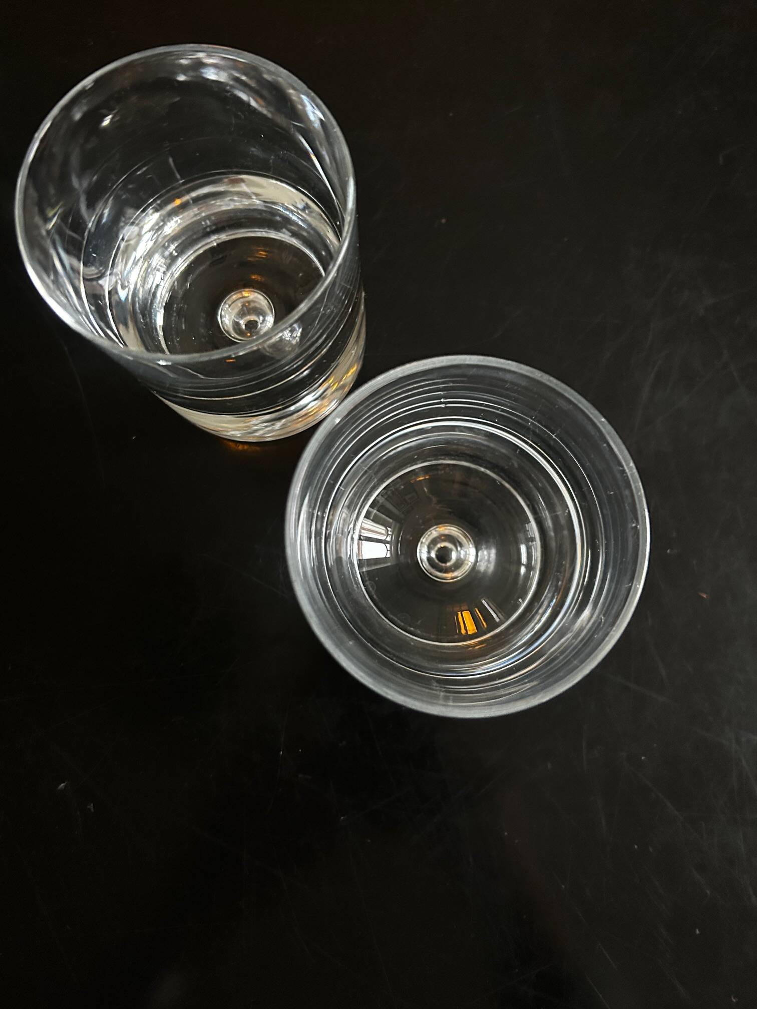 8 Scandinavian crystal glasses by Tapio Wirkkala
