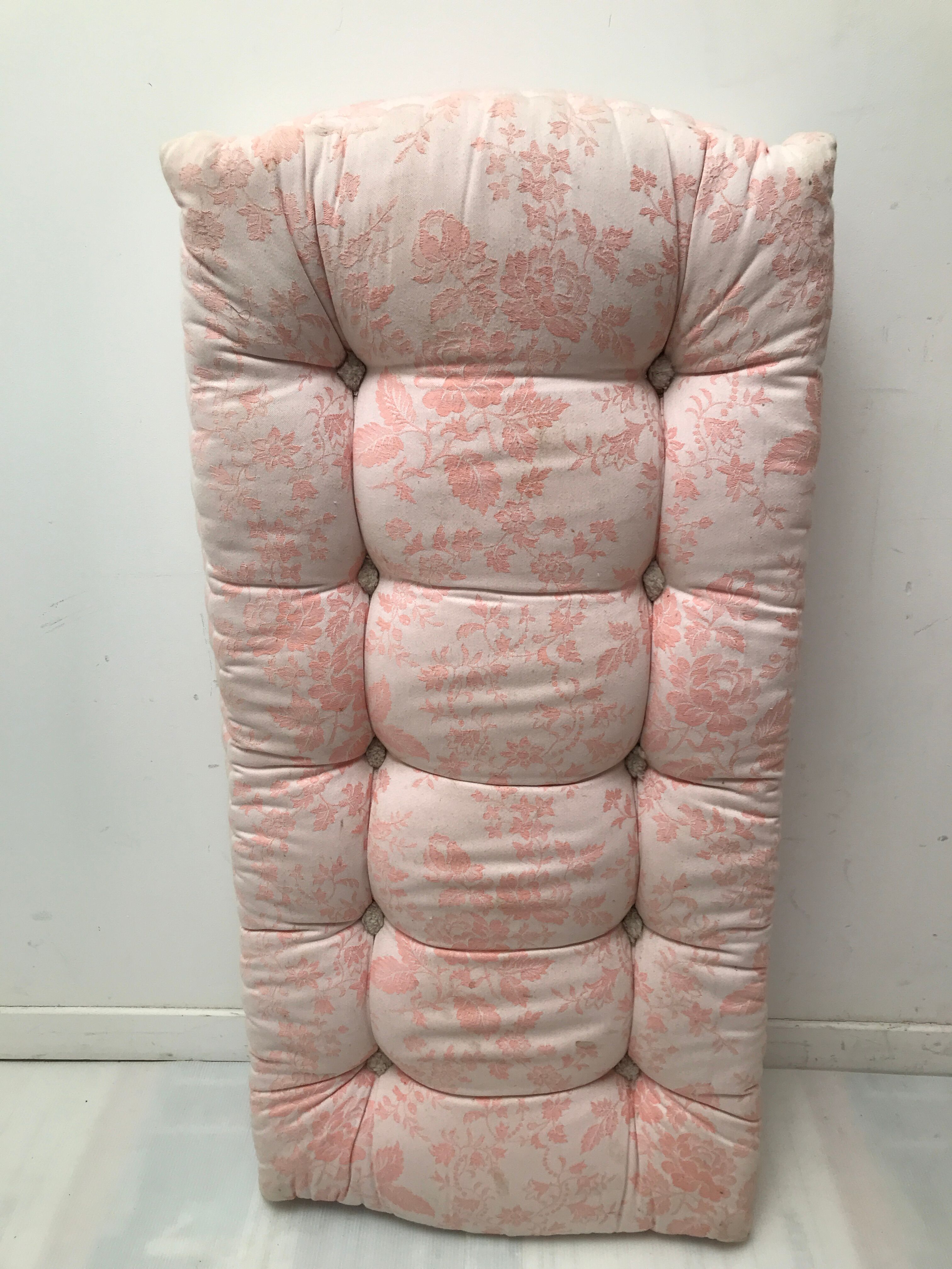 Vintage fabric bench end bed