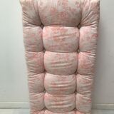 Vintage fabric bench end bed