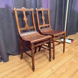 Pair of Secession chairs, 19th/20th century