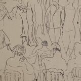 Heliogravure after Raoul Dufy – Fashion or Salon Scene (43 x 34 cm)