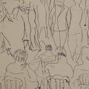 Heliogravure after Raoul Dufy – Fashion or Salon Scene (43 x 34 cm)