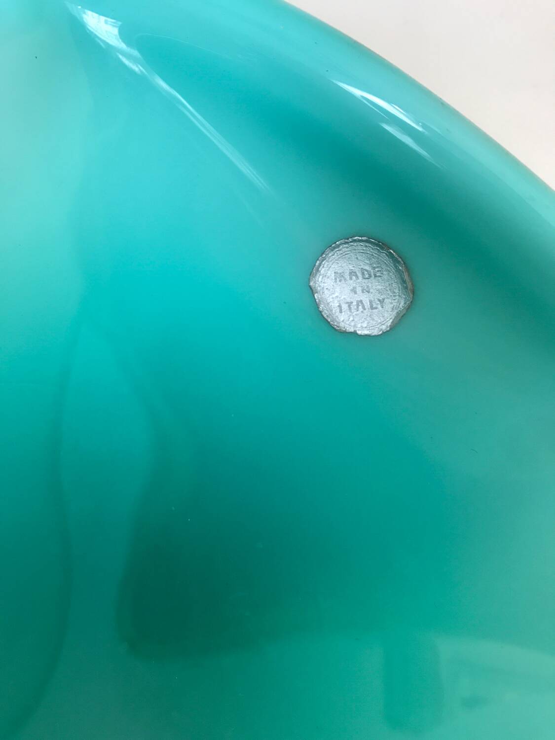 Sommerso opaline ashtray, Murano