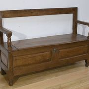 Banc Coffre de Palier en Chêne massif – 1920