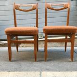 Paire de chaises par Guillerme et Chambron édition votre maison