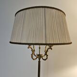 Lampadaire tripode en bronze de style Louis XV