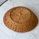 Wicker basket / rattan 70s