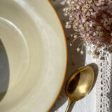 6 Hollow plates in beige sandstone Tulowice Poland 1970