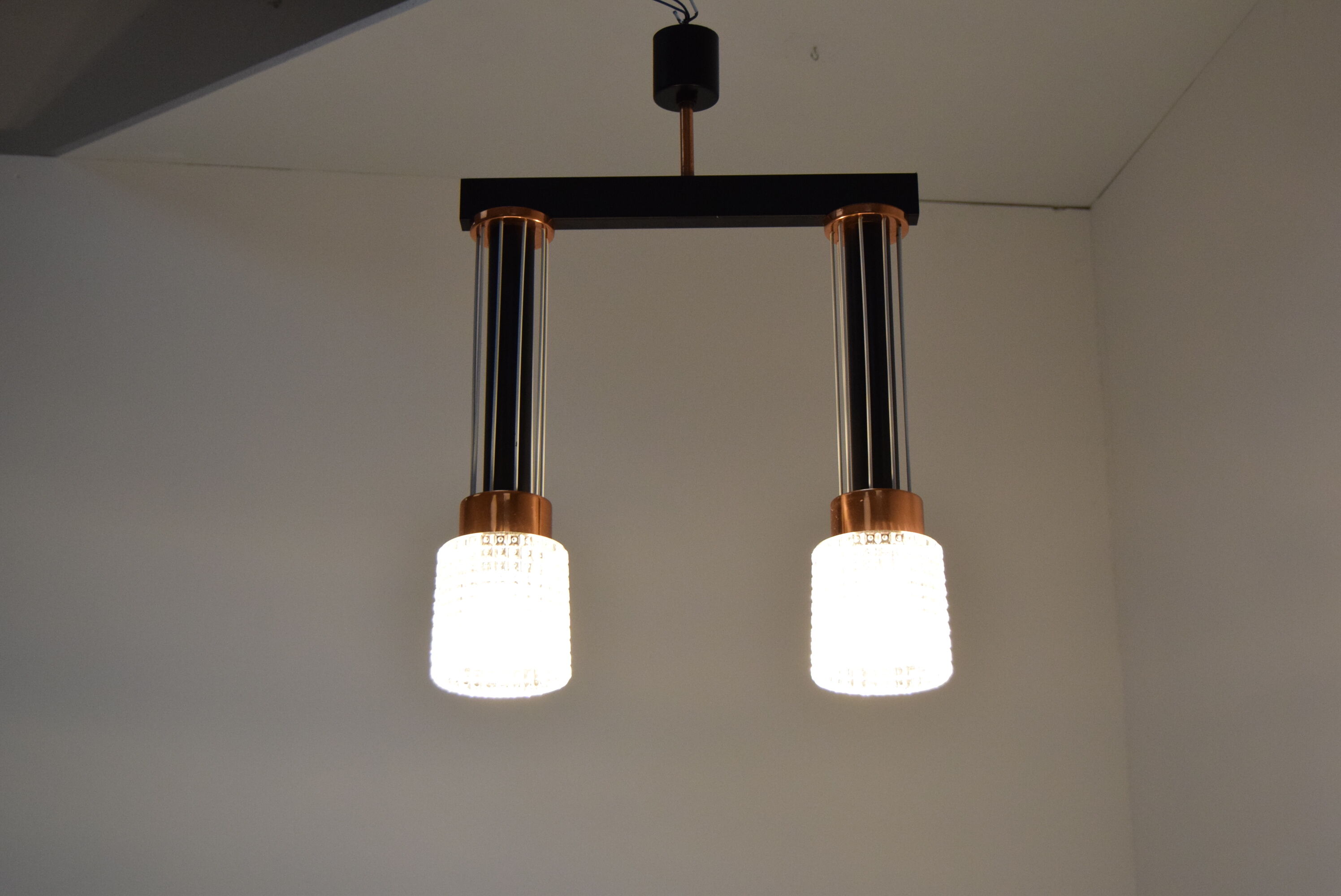Suspension vintage de Drukov 1960's