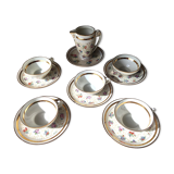 Partie de service à café en porcelaine de Limoges
