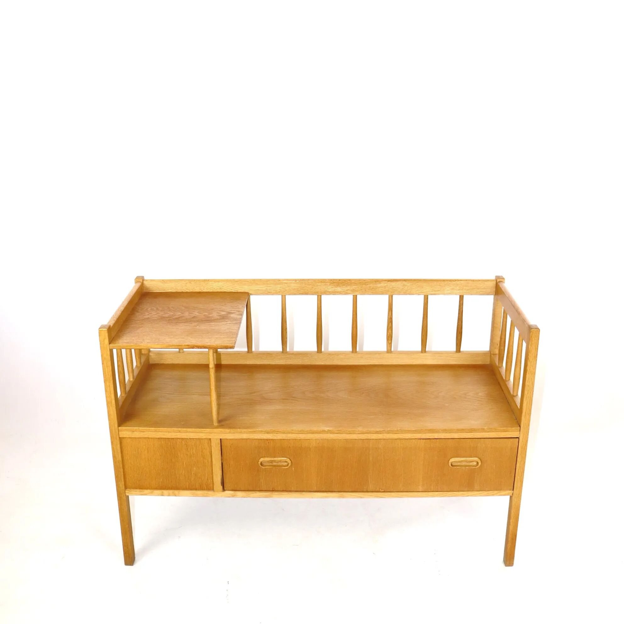 Banc en chêne années 60