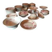 Table Service Set Gien "Views of the East" – 80 pieces – 19th century