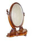 Early 20th Century Adjustable Mirror with Storage Compartment, 1890s
