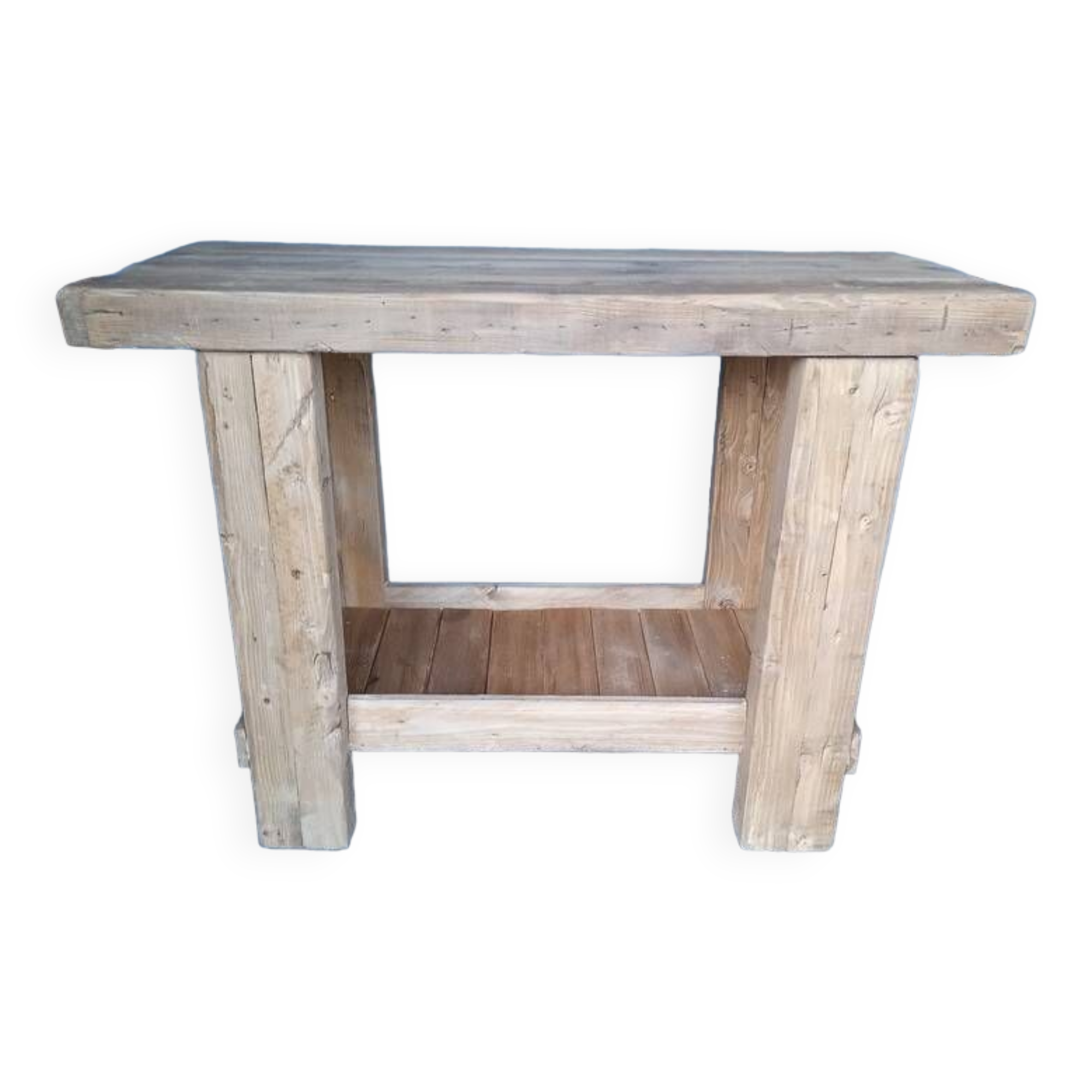 Workbench 119cm old solid wood