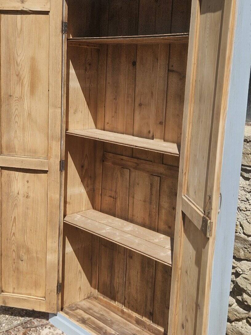 Renovated and distressed antique Parisian wardrobe | Gabrielle