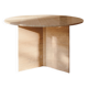 Table à manger ronde en travertin