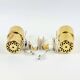 Pair Of Mid Century Scandinavian Brass Wall Lights By H.A. Jakobsson, 1960s
