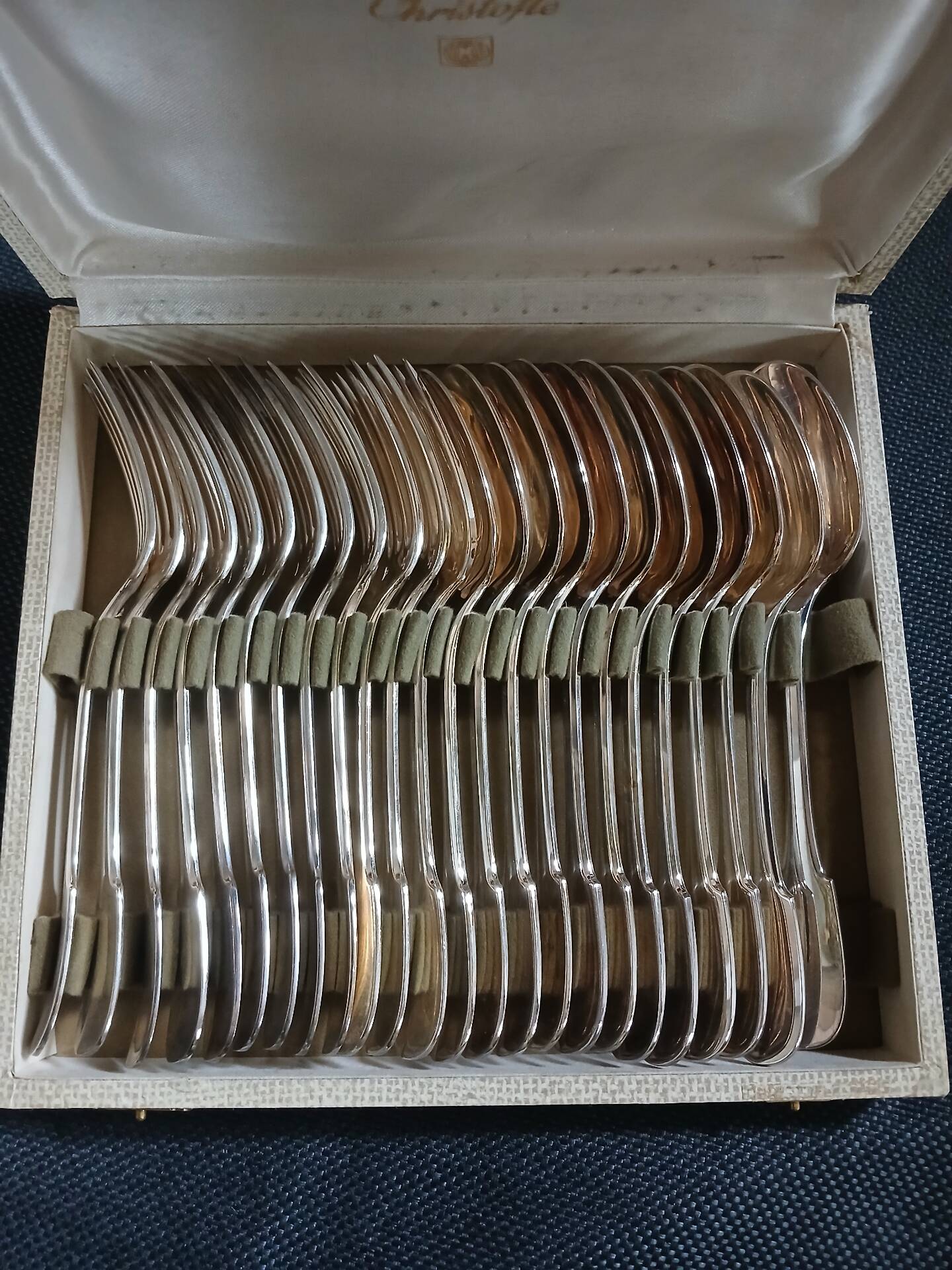 24-piece cutlery set Christofle