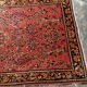 Handmade antique Persian Sarouk runner 3.2' x 7.10' (97cm x 241cm) 1900s - 1B708