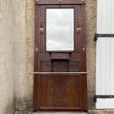 Natural wood locker