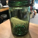 Jar L'Idéal old dark green