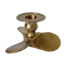 Boat brass propeller candlestick