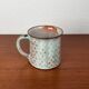 Tasse de poterie de studio allemande moderne du milieu du siècle par Monika Maetzel, années 1960