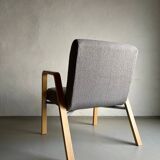 Fauteuil scandinave gris | Années 1980