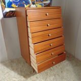 Vintage rag chest of drawers from the 60s stamped S.I.M.M.O.B