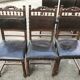 Six chaises Henri II