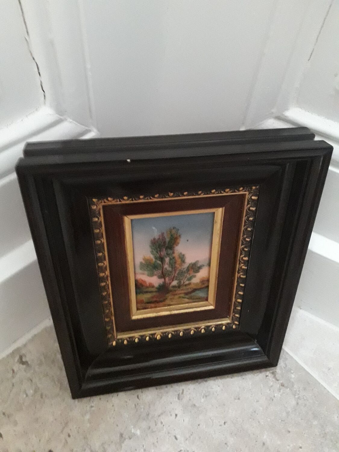 Limoge enamel painting by Betourne