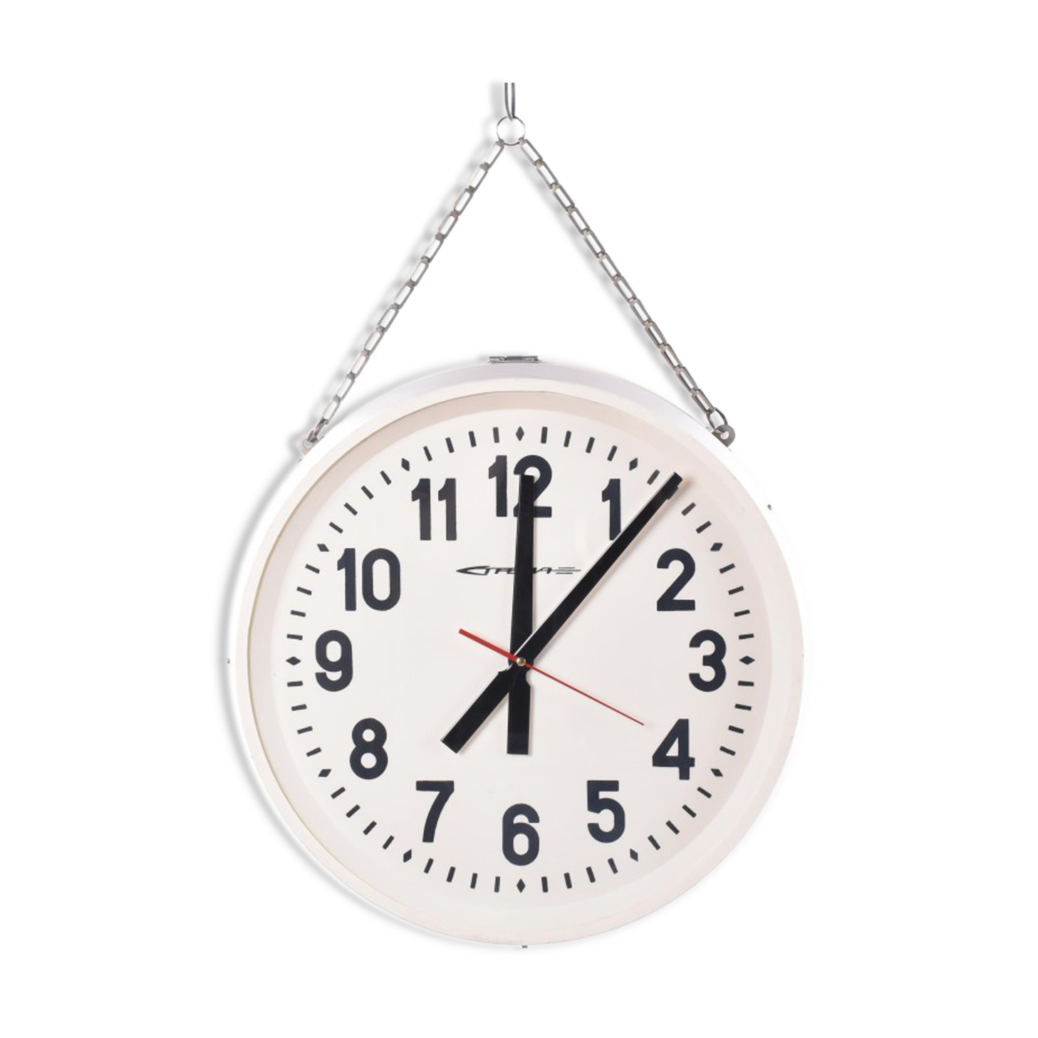 Double vintage station clock