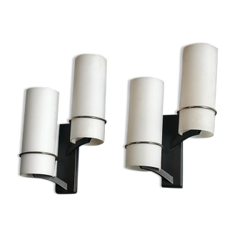 Pair of vintage 60s wall lamps