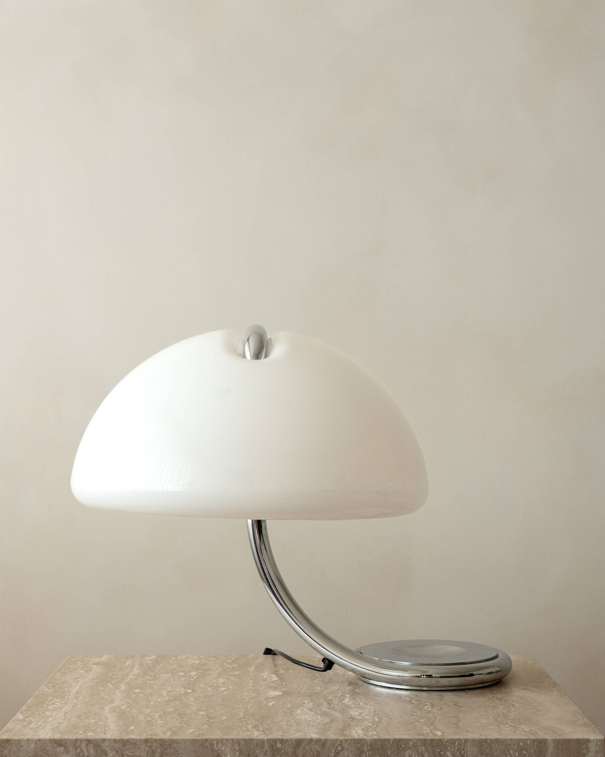 Serpente Model 599 Table Lamp by Elio Martinelli for Martinelli Luce, 1970s