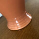 Pied de lampe orange vintage à électrifier