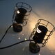 Paire de lampes vintage 50's de laboratoire bbt krauss
