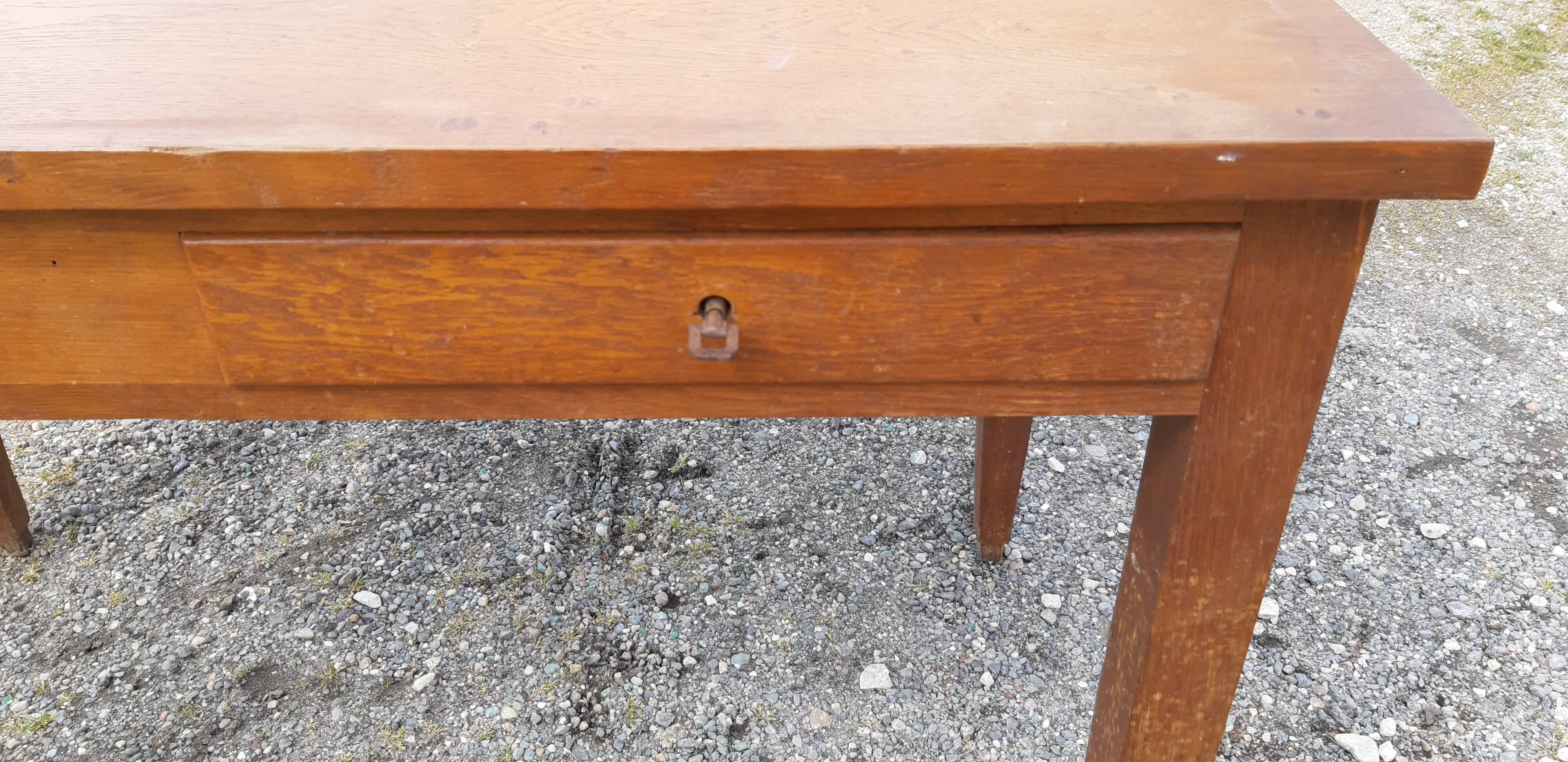 Bureau chêne année 60