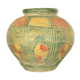 Scarified pansu terracotta vase